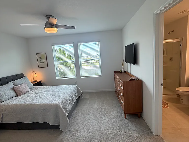 Master Bedroom with ensuite. Plenty of natural light.