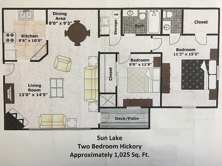 Hickory Floorplan at Sun Lake in Chaska