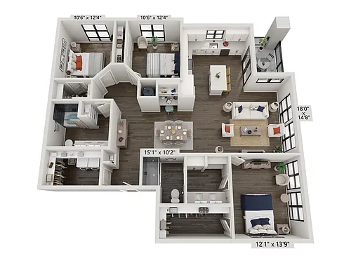 Floor plan C3