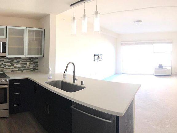 Kitchen and living room