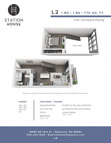 Floor plan Loft - L2