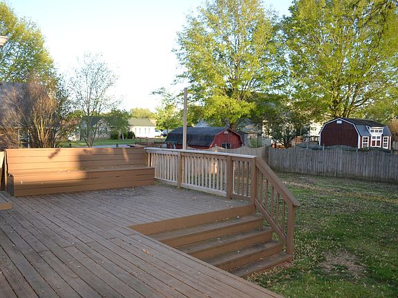 Deck and Back yard