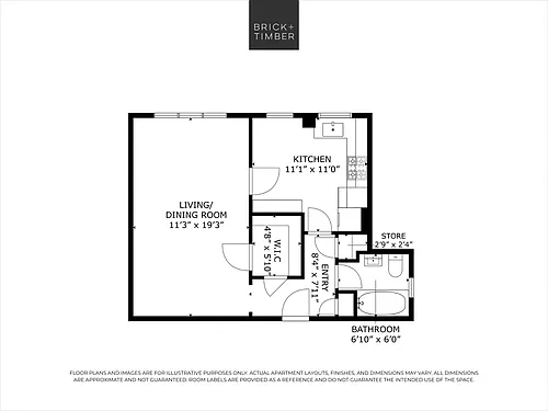 Floor plan Studio