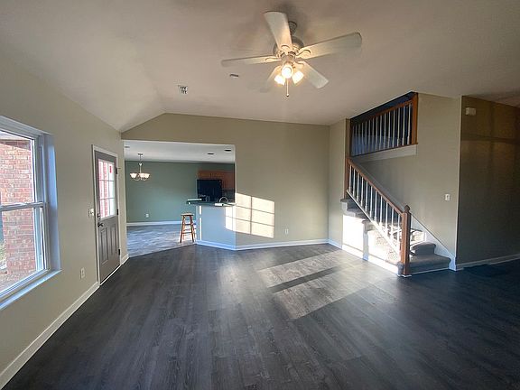 Living room from fireplace