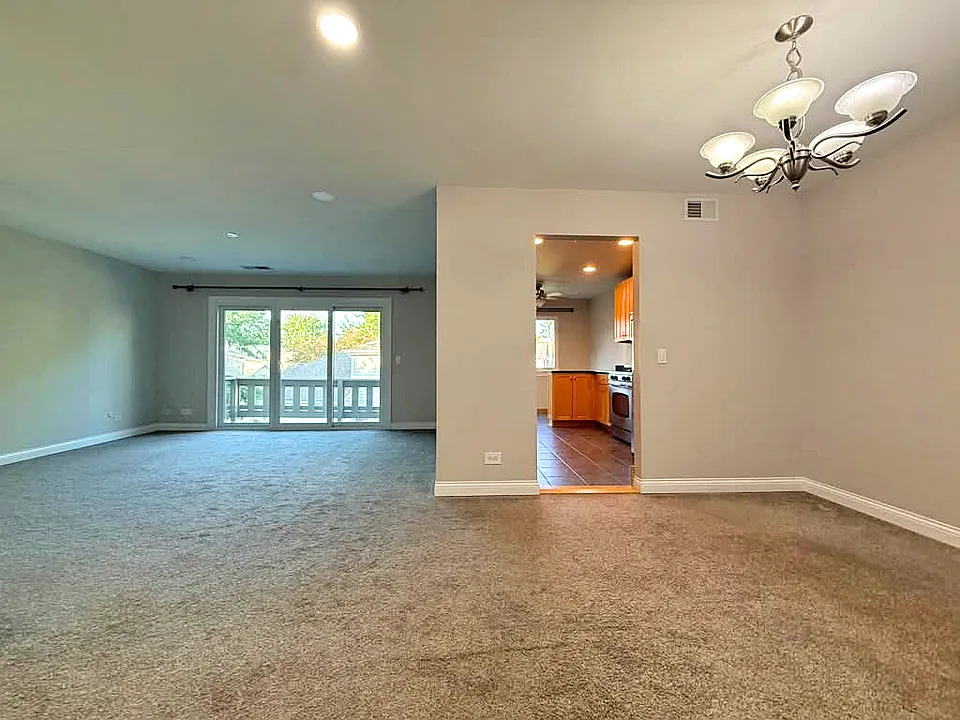 Open Living and Dining room