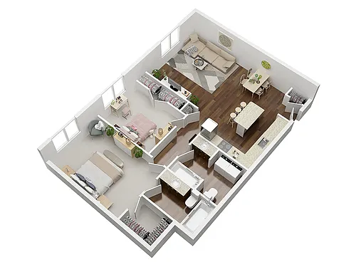 Floor plan Miller