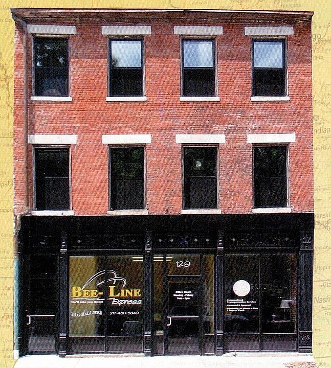 Building from the front.