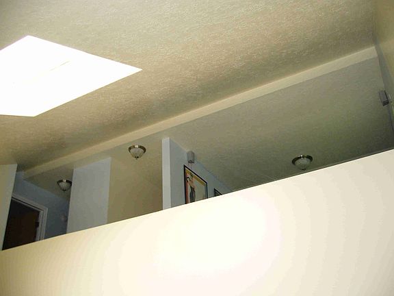 Loft and skylight from Living room