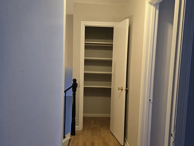 Upstairs hallway Linen/towel closet