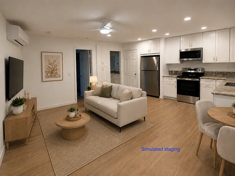 Simulated staging