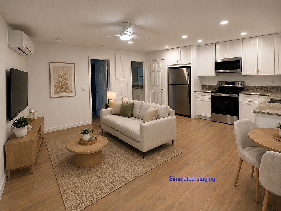 Simulated staging