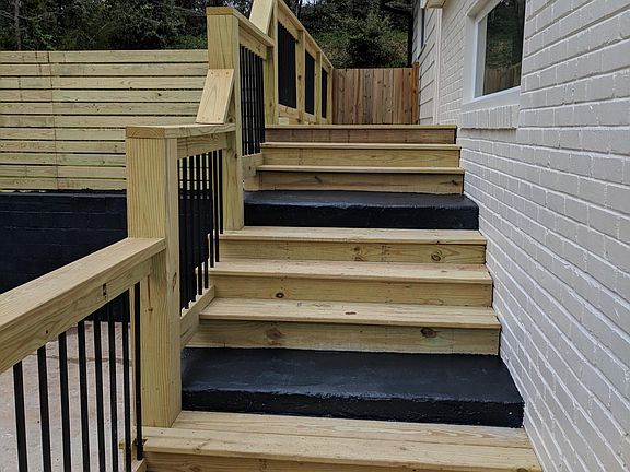 Stairs to your own private entrance