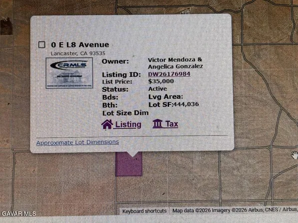 0 E Corner Ave #L8-250, Lancaster, CA 93535