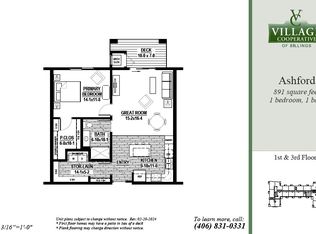 Ashford Plan, Village Cooperative of Billings (Active Adults 62+), Billings, MT 59102