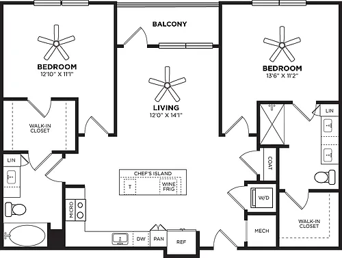 Floor plan 2H