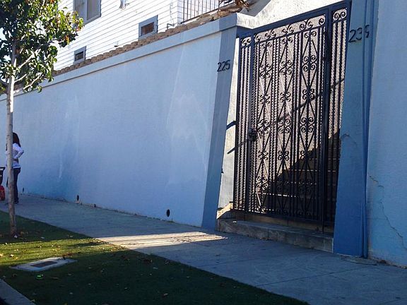 Keycoded Front Gate Entry