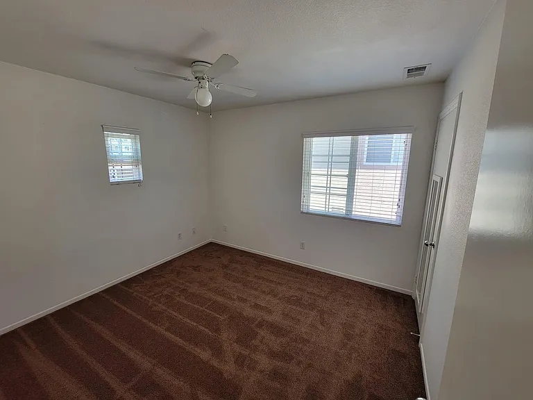 Bedroom with walking closet.