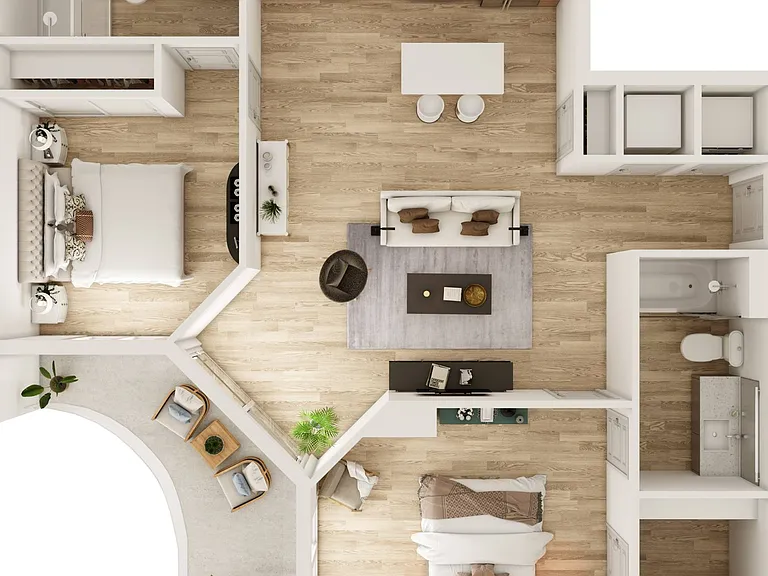 2 BR 2 Bath 2 BR 2 Bath