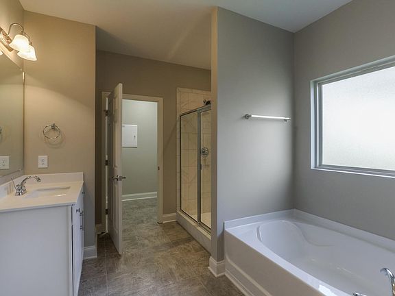 The Springmont Bathroom This is a model representation, not the actual home