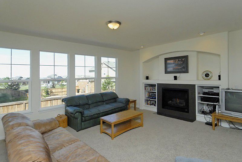 Large Family Room with Fireplace