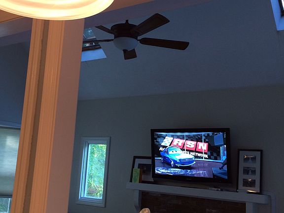 Family room from kitchen 