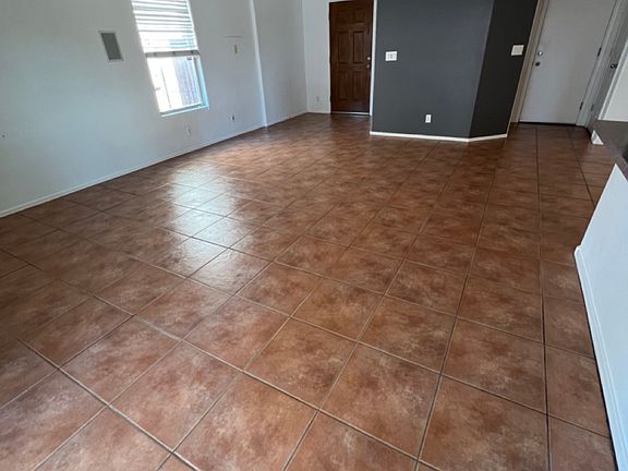 Living area, front door