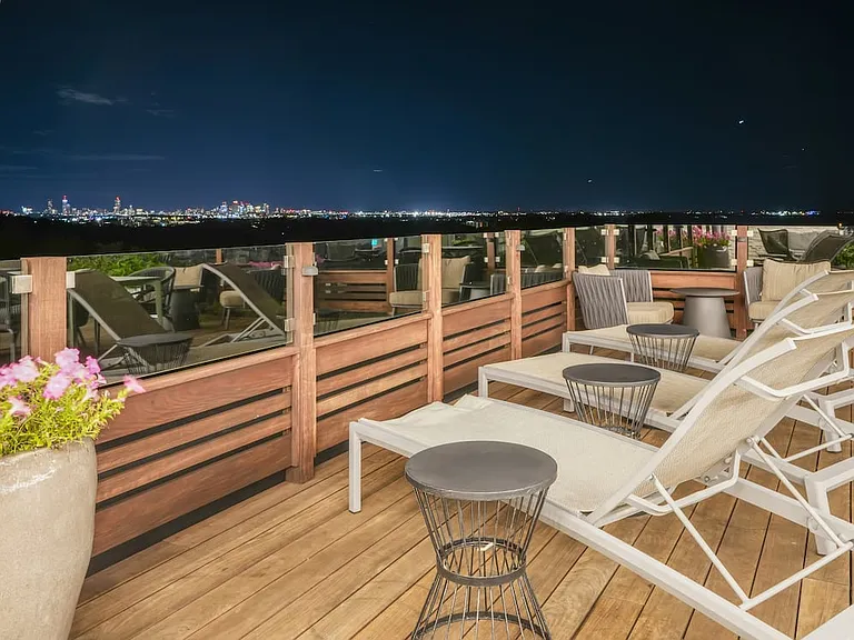 Rooftop lounge