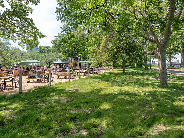 Neighboring parks play host to numerous events and pop-ups.