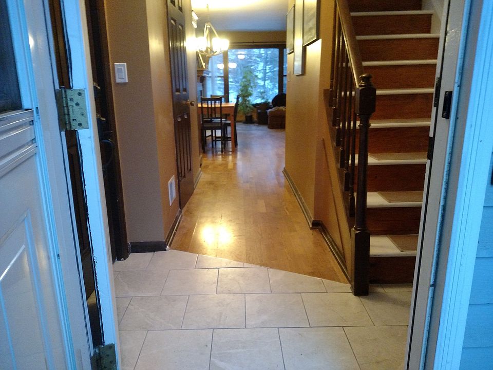 New tile and stair treads