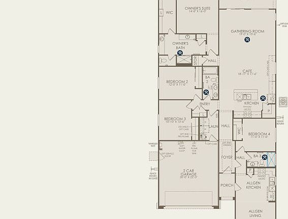Avelino Floor Plan, Quick Move-In Home, Floor 1