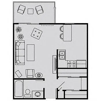 Floor plan Studio
