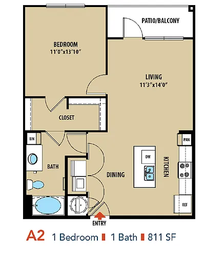 Floor plan A2