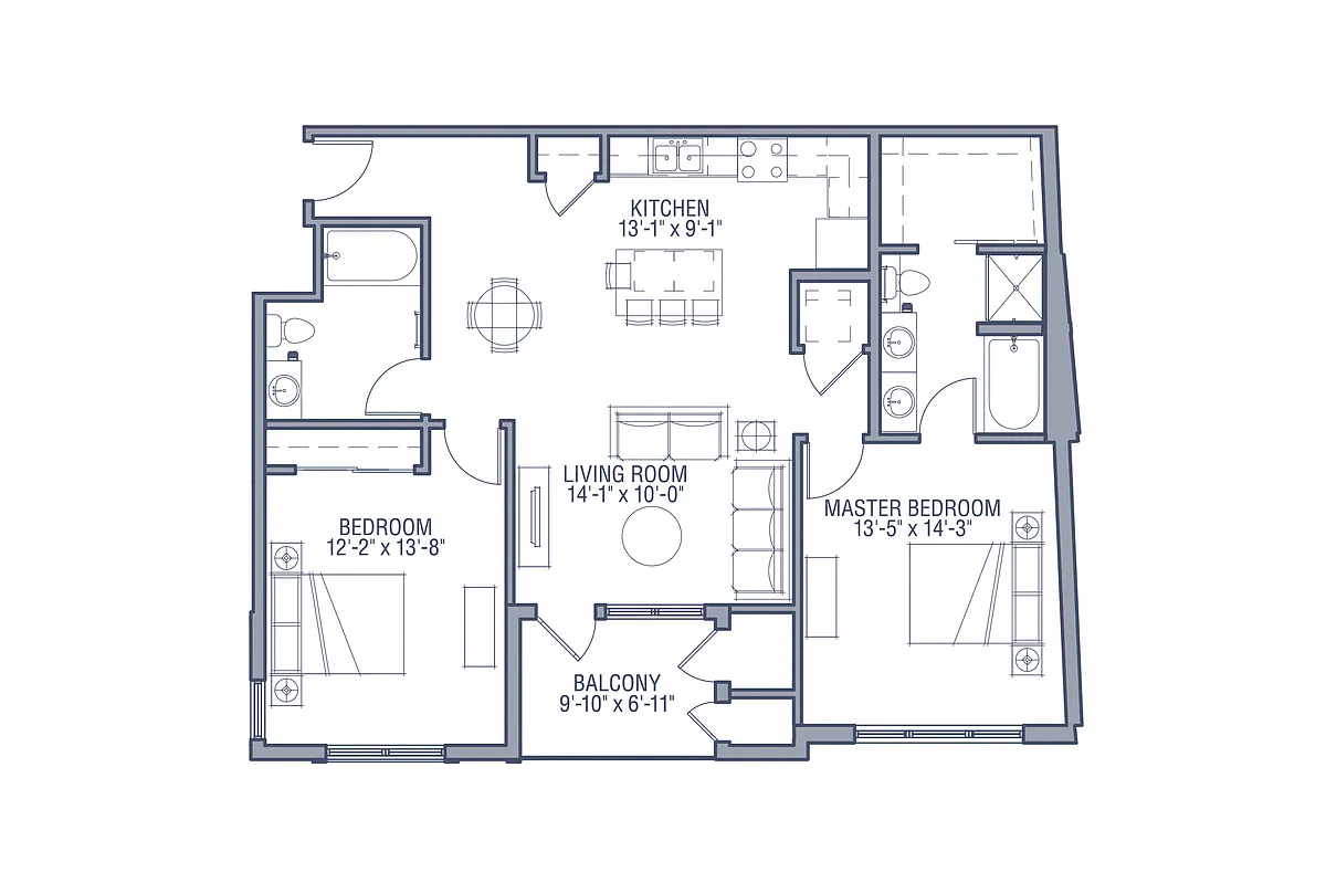 Floor plan B7