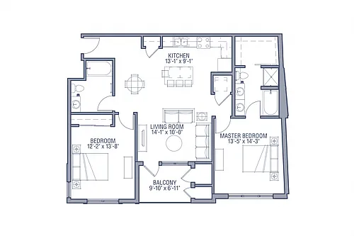 Floor plan B7