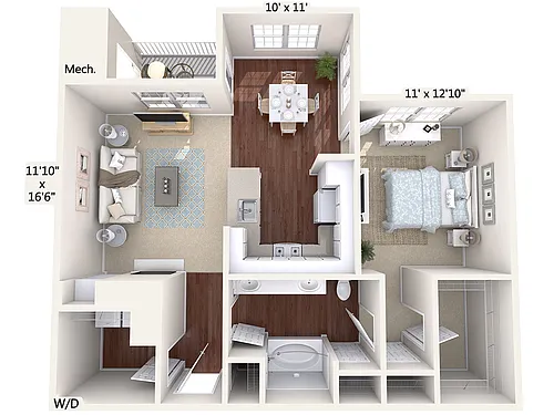 Floor plan A4-Std-Upper