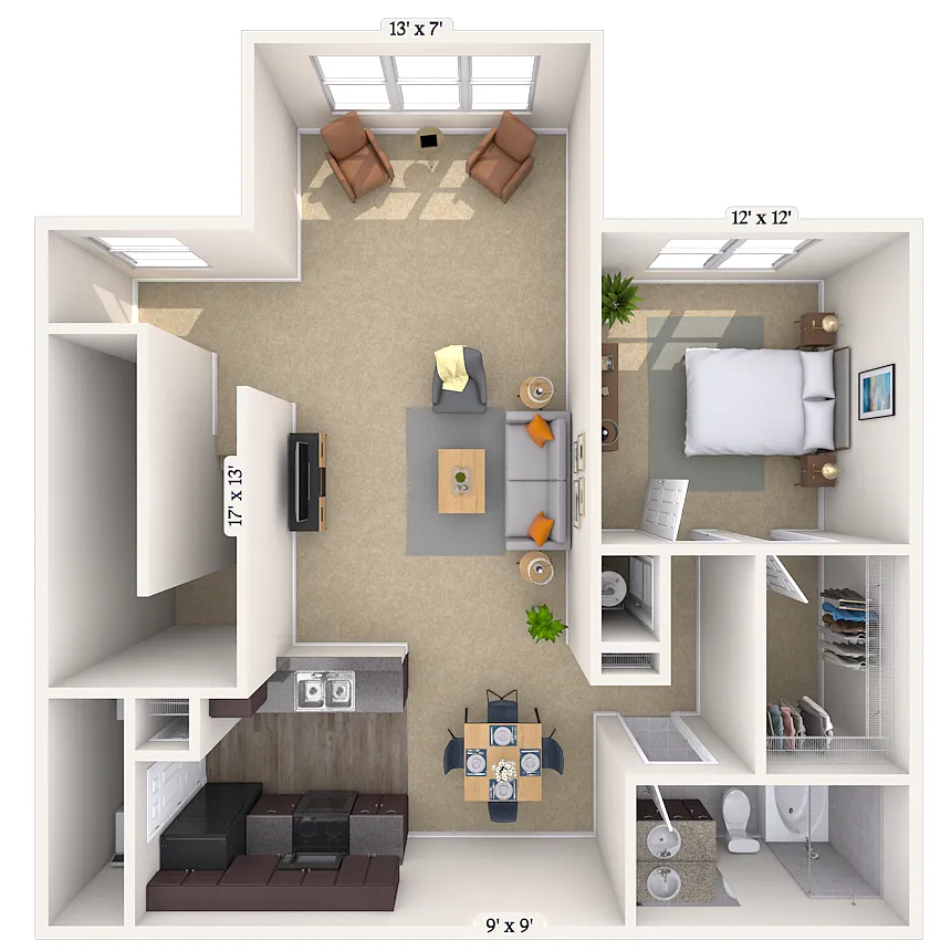 Floor plan Mustang