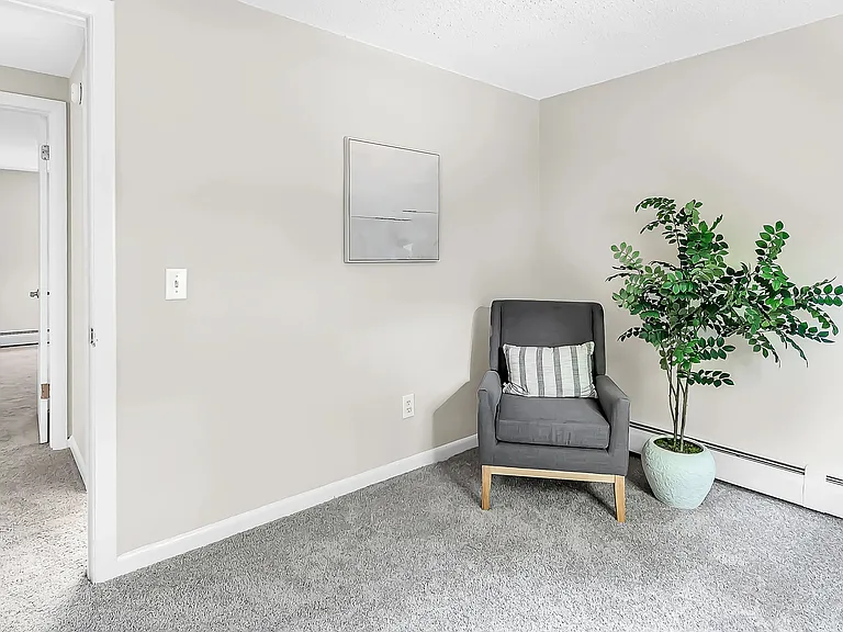 With bedrooms on opposite sides of the apartment, enjoy privacy and relaxation.