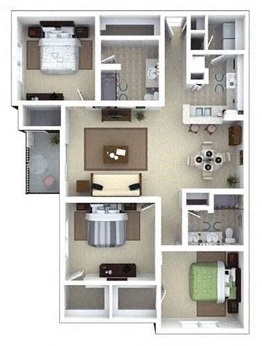 Floor plan Ruskin
