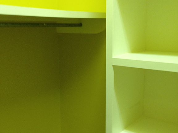 Walk in closet view 3