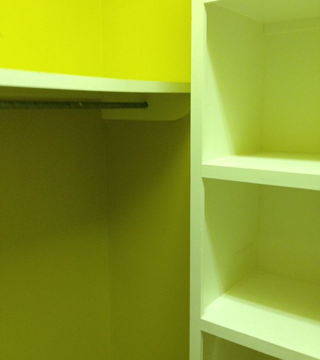 Walk in closet view 3