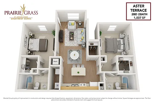 Floor plan Aster Terrace
