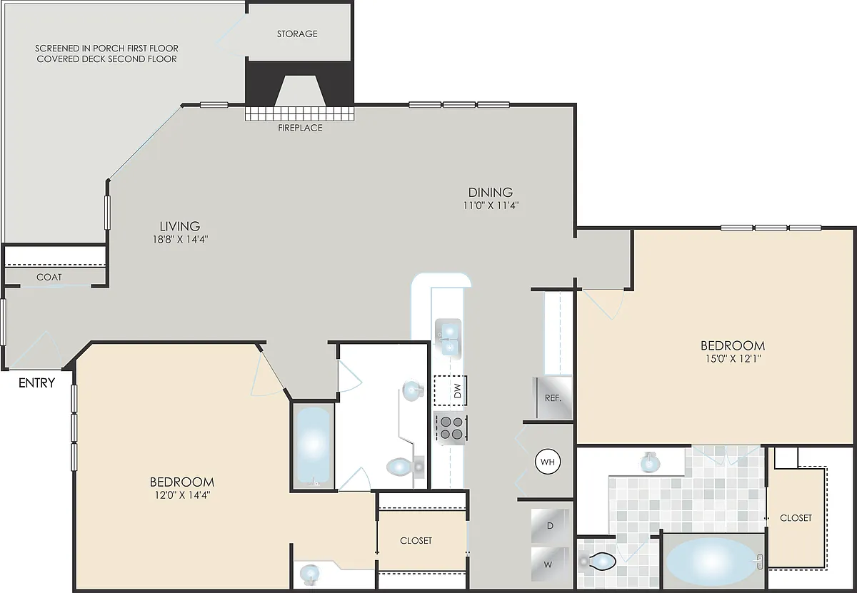 Floor plan Donamire