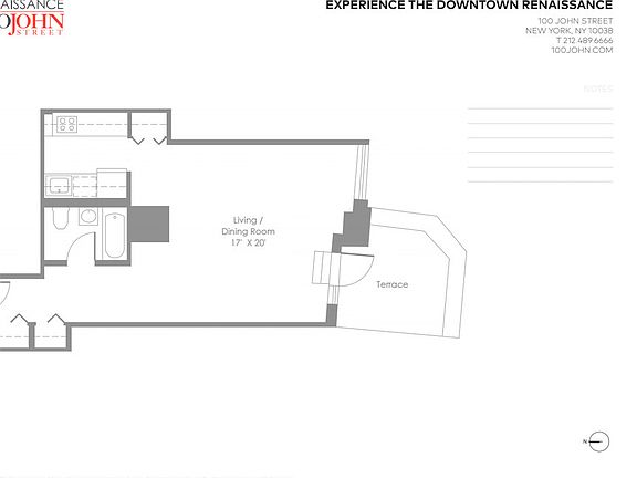 2nd image of 100 John St APT 2012