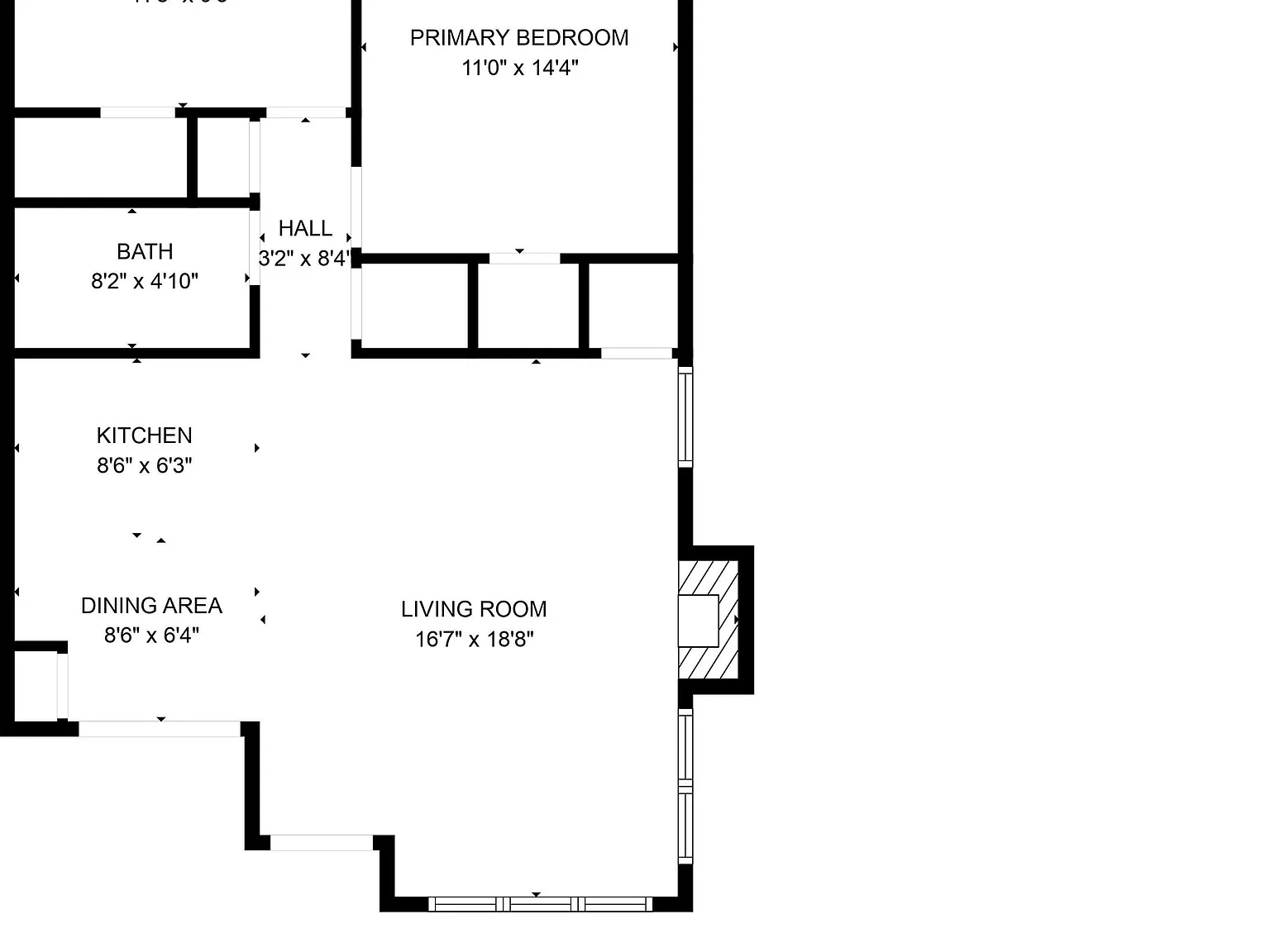 2 bed, 1.0 bath, 833 sqft, $875 — Photo 3