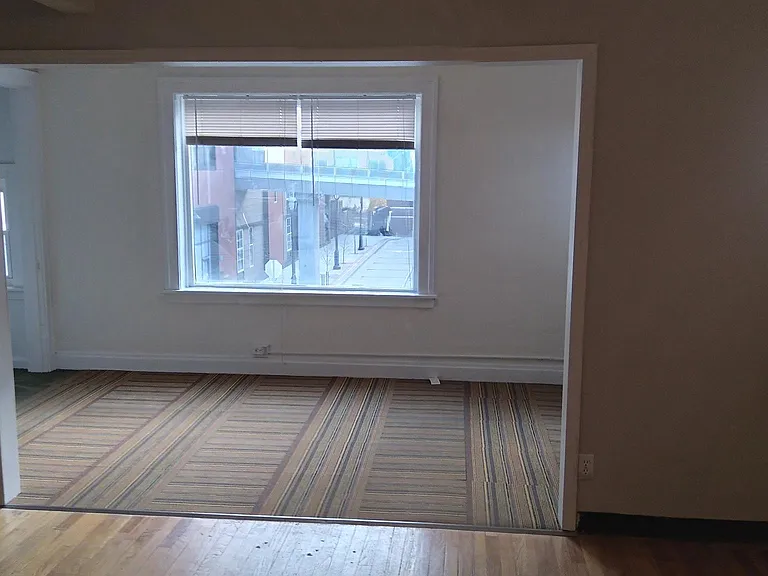 Area in front room that can be divided to make a second bedroom if needed
