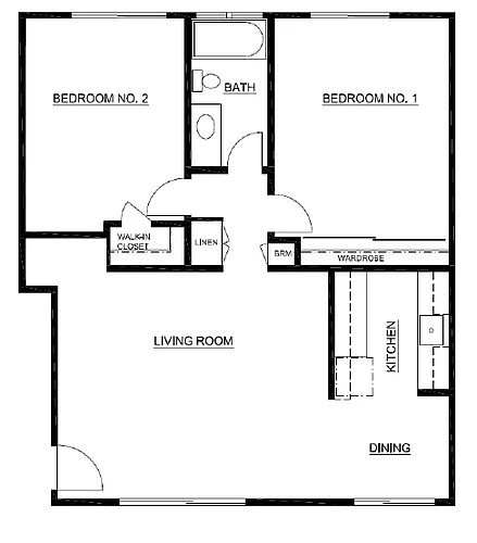 Floor plan Sevilla