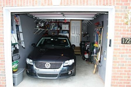 Garage with shelving!