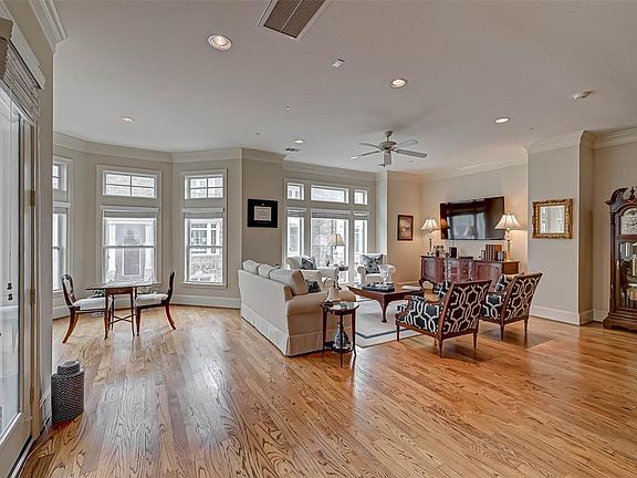 Facing the opposite direction is your great room for entertaining friends and family.