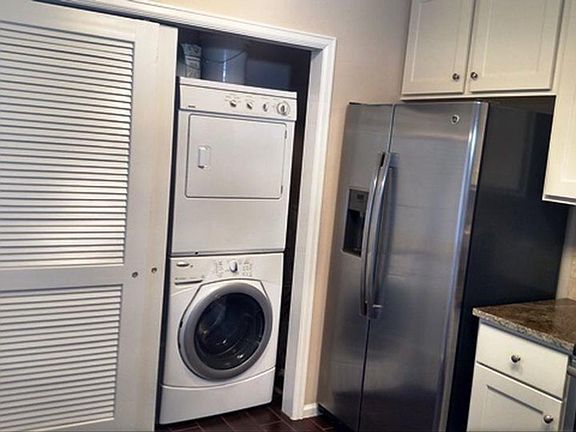 Laundry in the kitchen