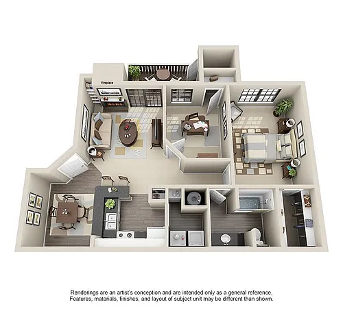 Floor plan A1D